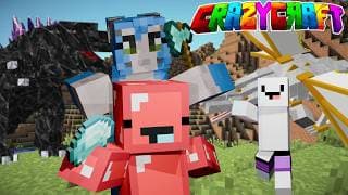 CRAZY CRAFT MINECRAFT WITH CRAZY PEOPLE