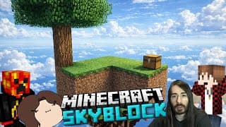 Preston Larpz plays SKYBLOCK with Larpguinz0, BajanLarpadian, and Larporaptor