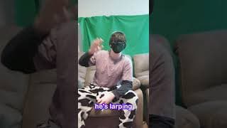 hE Sented me sormTHING  #larp #shorts  #animation