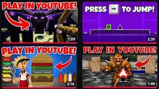 You can now play videogames, in a video