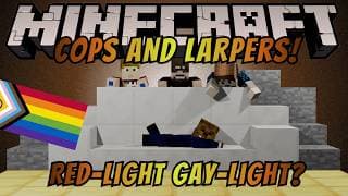 Larpcraft Mini-Game : COPS N LARPERS! | Don't trust the Orange light..